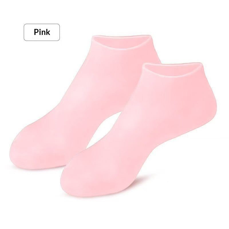 Chaussettes hydratantes anti-fissures, antidérapantes et pour le soin des pieds