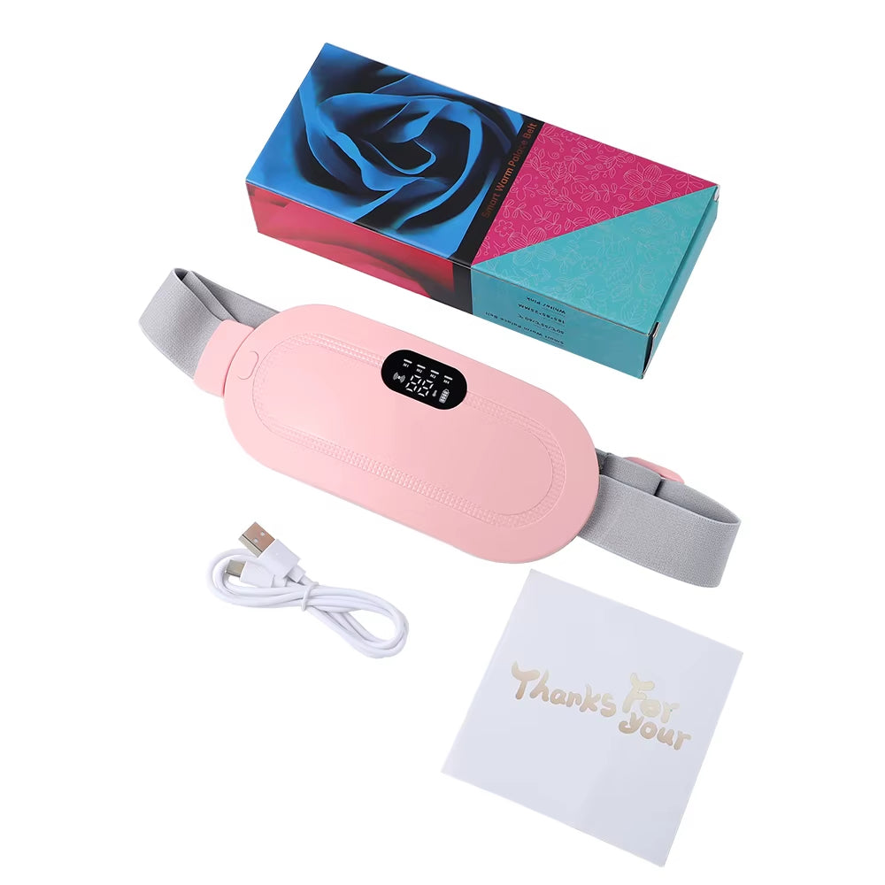 MoonWarm™ – Ceinture Chauffante Massante | Soulagement Douleurs Menstruelles & Lombaires